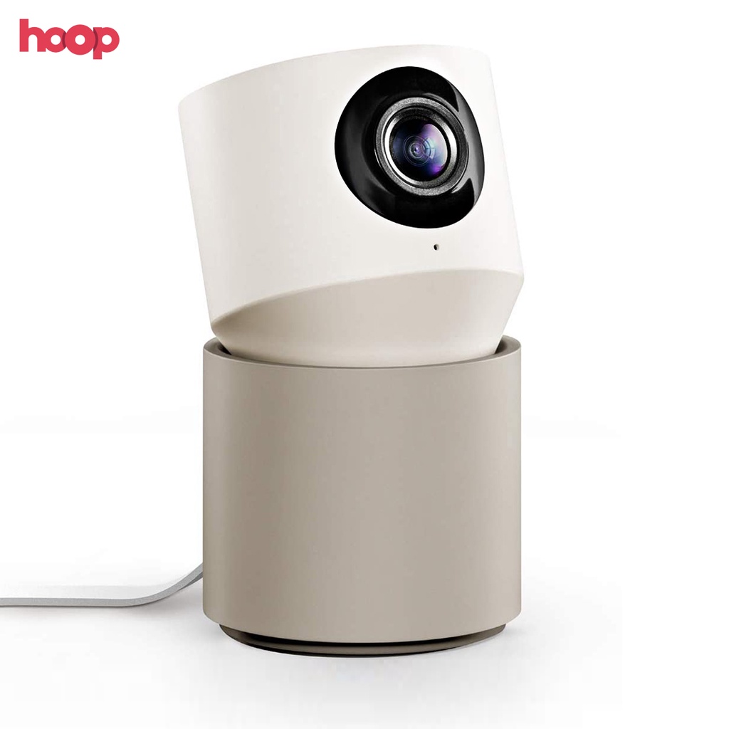 Hoop Wireless HD Pan-&-Tilt Security Camera Night Vision CCTV Baby Monitor For Bedroom Works with Al