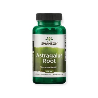 วิตามิน Swanson Premium Astragalus Root 470 mg 100 Capsules