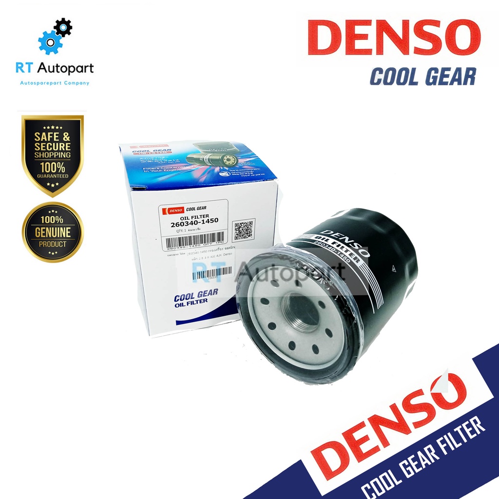 Denso กรองน้ำมันเครื่อง Isuzu Allnew Dmax MU-7 MU-X 2.5 3.0 ปี12-on/ 260340-1450