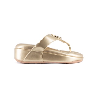 SHU SOFASHOES SIGNET ON RIVIERA - TOTAL GOLD รองเท้าแตะ