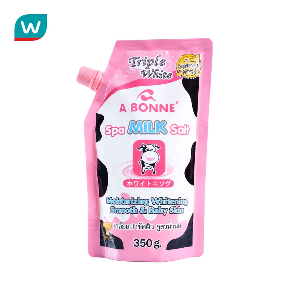 A เอ บอนเน่ เกลือสปา มิลค์ ซอลท์ 350 กรัม เกลือสปาขัดผิว