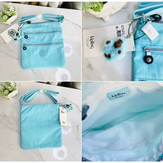 🎀 A กระเป๋า สีฟ้าสดใส AC7905 Kipling Keiko Crossbody mini bagFresh Teal