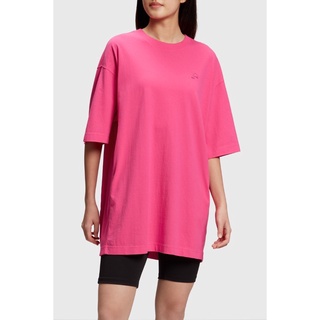 ESPRIT Womens Color Dolphin Relaxed Fit T-Shirt Dress Long