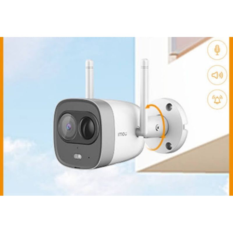 IP-CAMERA (ไอพีคาเมร่า) IMOU BULLET 1080P H.265 ACTIVE DETERRENCE BULLET Wi-Fi CAMERA [IMO-IPC-G26EP