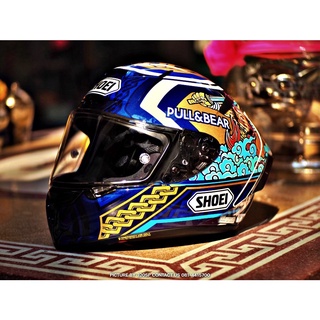 แถมฟรี !!! กระเป๋าใส่หมวกกันน็อค !! ส่งฟรี !! หมวกกันน็อค SHOEI X-Sprit lll | Marquez Motegi 3 TC-2