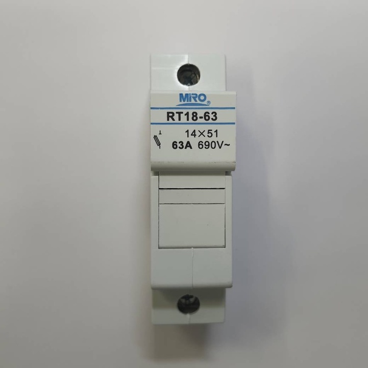 ฐานฟิวส์ MIRO RT18-63 Fuse 63A Max (6 ตัว)