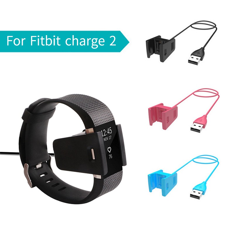 Quick Charger สาย USB สำหรับ Fitbit Charge 2 สร้อยข้อมือสมาร์ทสายชาร์จสายรัดข้อมือ Dock Adapter