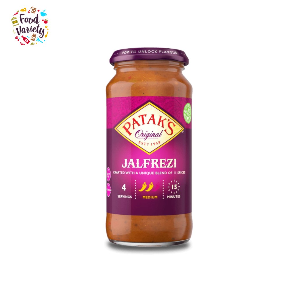 Patak’s Jalfrezi Sauce 450g พาธาก ซอสจาเฟรซี่ 450กรัม