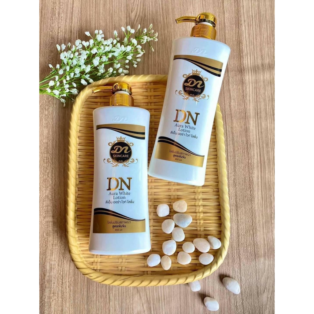 โลชั่น DN ออร่าไวท์ โลชั่นผิวขาว 450 ml.