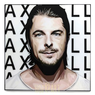 Axwell แอ็กเวล Swedish House Mafia ดีเจ เพลง อิเล็กทรอนิคส์ EDM รูปภาพ​ติดผนัง pop art กรอบรูป แต่งบ้าน ของขวัญ รูปภาพ