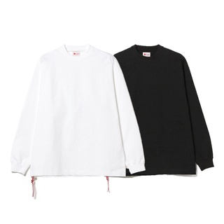 Beams JAPAN 21AW เสื้อยืดลําลอง แขนยาว คอกลม ทรงหลวม สไตล์ญี่ปุ่น สําหรับผู้ชาย