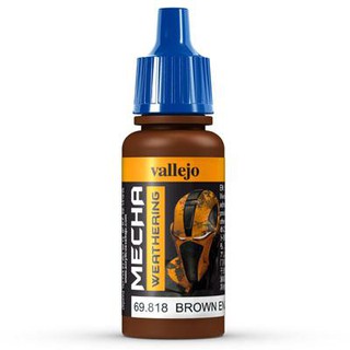 Vallejo MECHA WEATHERING 69.818 Brown Eng. Soot (Matt)