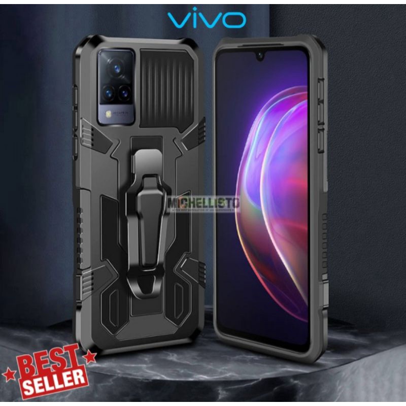 Soft Case Belt Clip VIVO V20 - V20 SE - V21 4G - V21 5G 2021 - V 21 4g 5g Soft Case Robot Cristal Be