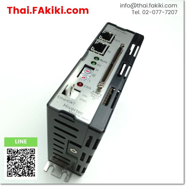 พร้อมส่ง,(C)Used, HES-C400/NJ EtherCAT Motion slave ,อุปกรณ์รับคำสั่งอีเธอร์แคท สเปค DC24V ,HIVERTEC