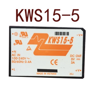 Sz KWS15-5 AC-DC 100~240VAC-5VDC3A 15W รับประกัน 1 ปี {รูปถ่ายคลังสินค้า}