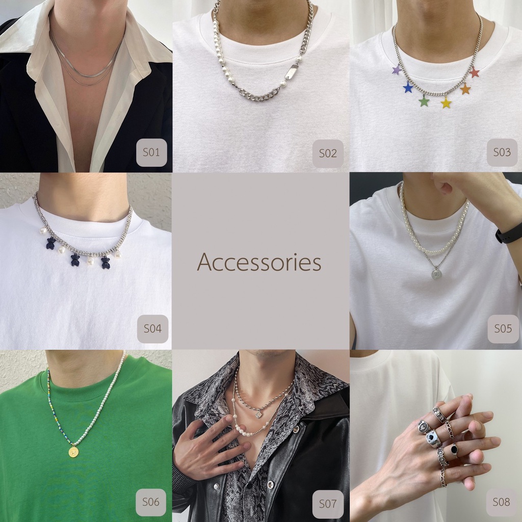 KINS | ACCESSORIES เครื่องประดับสไตล์เกาหลี (S01-S09)