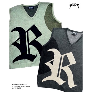 RAF31 - KNITT VEST เสื้อกั้กถัก เสื้อกั้กไหมพรม เสื้อกั้ก