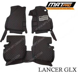 MatPro พรมปูพื้นเข้ารูป5D 6D Premium Fitted Leather Car Mats สำหรับรถรุ่น Mitsubishi LANCER GLX ปี2011 (ภายใน)