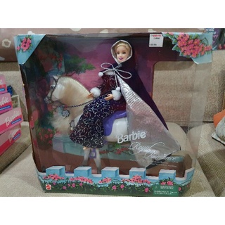 **กล่องไม่สวย** 1999 Barbie Doll Royal Romance Gift Set #24478