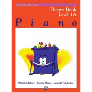 หนังสือเปียโน Alfred’s basic piano library: Theory Level 1A