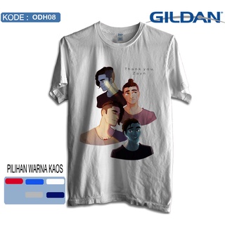 เสื้อยืดผ้าฝ้าย GILDAN Zyan ONE DIRECTION เสื้อยืด ลายโลโก้ ของแท้ ODH08