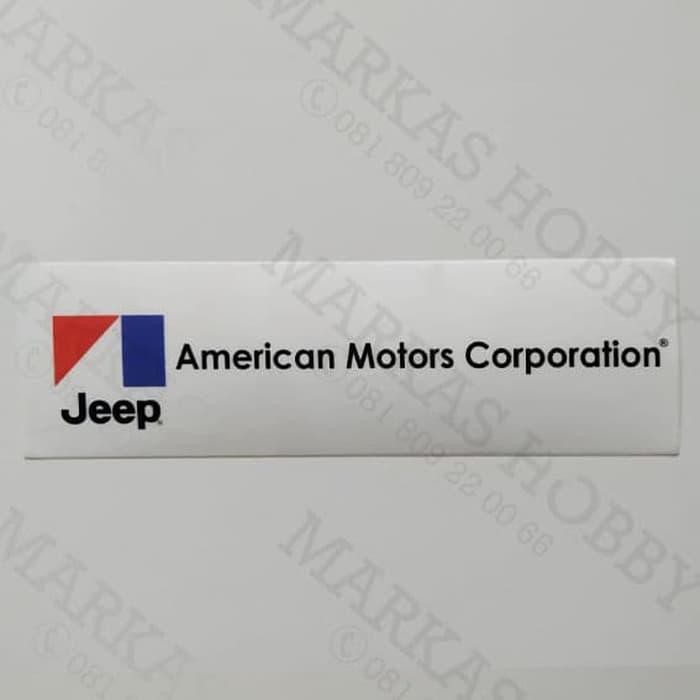 สติ๊กเกอร์/สติ๊กเกอร์ Jeep American Motors Corporation Official Paste In