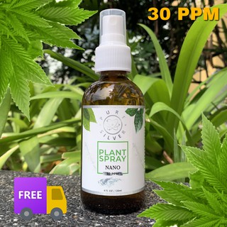 Colloidal Silver 30 PPM 120ml Plant Feminizing Gender Spray สำหรับพืช/ทำเมล็ดกัญชาตัวเมีย