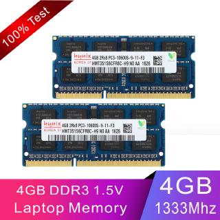 8GB ( 2x 4GB ) Hynix ฮีนิกซ์ 4GB 2RX8 DDR3 1333MHz PC3-10600 SODIMM Laptop Memory RAM Intel 1.5V แรม โน็ตบุ๊ค