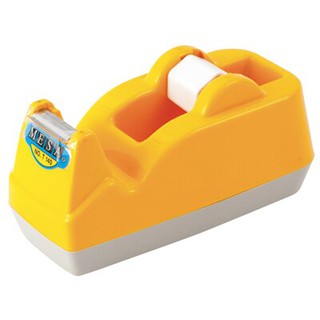 แท่นตัดเทป แกน 1 นิ้ว สีเหลือง มีซ่า T-140 Tape Dispenser 1-inch Core Yellow Mesa T-140