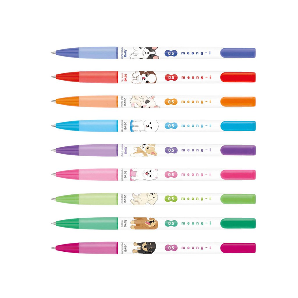 JAVA Ball Point Pen Meong-i ปากกาลูกลื่นลายน้องหมาน่ารัก ขนาด 0.5 มม.