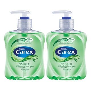 สบู่เหลวล้างมือcarex สีฟ้าขนาด250มล.