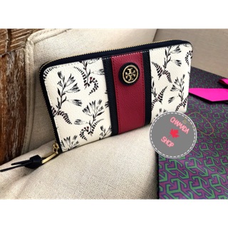 🍃กระเป๋าสตางค์ Tory Burch ซิปรอบ