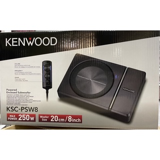 KENWOOD KSC-PSW8 เบสบ็อกซ์ ขนาด8นิ้ว SUB BOX เครื่องเสียงรถ ซับ ซับบ็อก