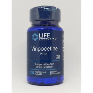 บำรุงสมองโดยเพิ่มปริมาณเลือดไปเลี้ยงสมอง ( Life Extension Vinpocetine 10 mg 100 แคปซูล )