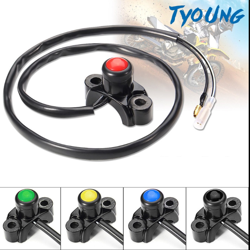 [ เครื่องยนต์แฮนด์รถมอเตอร์ไซด์หยุดสวิตช์สตาร์ทไฟฟ้าปุ่มเปิด/ปิด