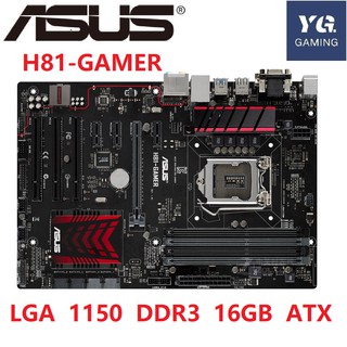 original motherboard ASUS H81-GAMER DDR3 LGA 1150 16GB USB2.0 USB3.0 H81 Desktop motherboard Free shipping