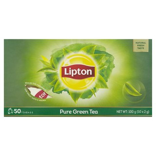 Lipton Pure Green Tea 25 Tea Bags x 2g