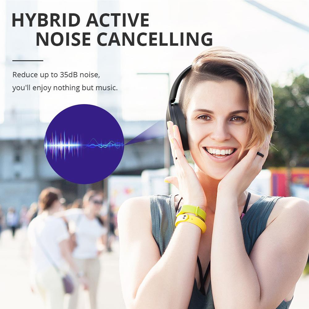 Tronsmart Apollo Q10 Hybrid Active Noise Cancelling Headset หูฟังไร้สาย ...