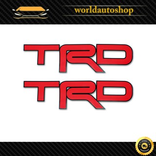 สติ๊กเกอร์ Sticker TRD สี Red Hilux Vigo Revo Toyota 2, 4 ประตู ปี2004 - 2014