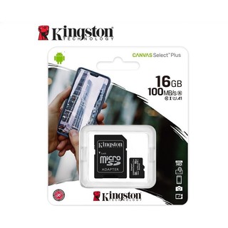 Kingston Micro SD card 16 GB.class 10 รับประกันศูนย์ synnex 5 ปี