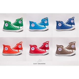 รองเท้าผ้าใบแบรนด์มาแชร์ (Mashare) รุ่น 222 ทรงคล้ายคอนเวิร์สหุ้มข้อ Converse