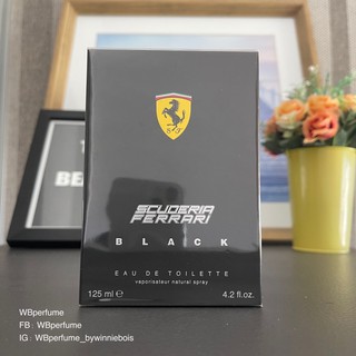 น้ำหอมแท้100% Ferrari black Men EDT 125 ML.