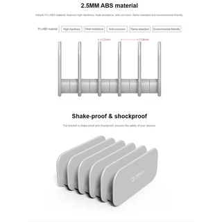 Orico DK205 แท่นชาร์จเดสก์ท็อป พอร์ต USB พาวเวอร์ซัพพลาย ตัวยึดเดสก์ท็อป สร้างสรรค์ เป็นระเบียบเรียบร้อย เดสก์ท็อปของคุณด้วยตัวยึด