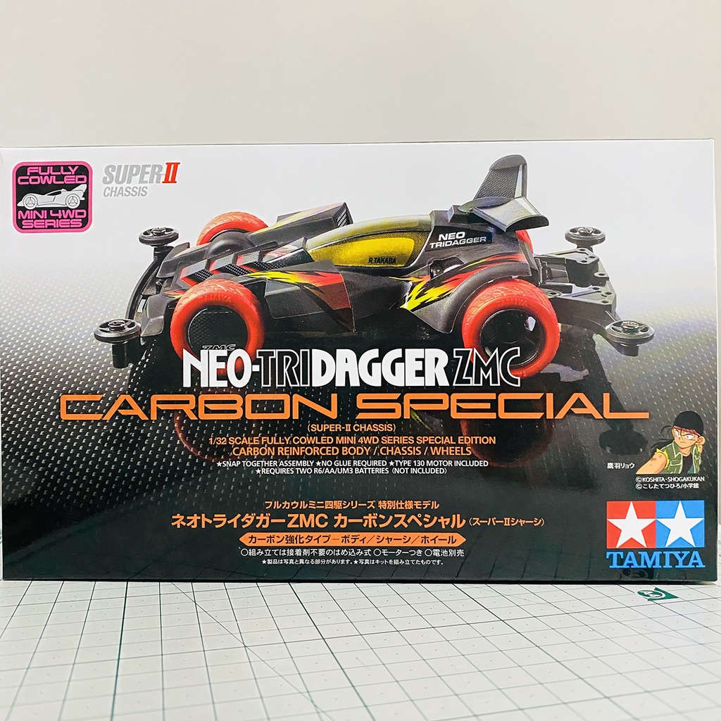 (สินค้าพร้อมส่ง) (มือ 1) TAMIYA 95508 NEO TRIDAGGER ZMC Carbon Special (Super-II Chassis)