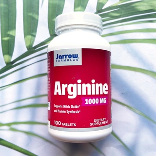 47% OFF Sale!! EXP: 04/23 อาร์จีนีน Arginine 1000 mg 100 Tablets (Jarrow Formulas®) USP Standard อาหารเสริมของผู้ชาย