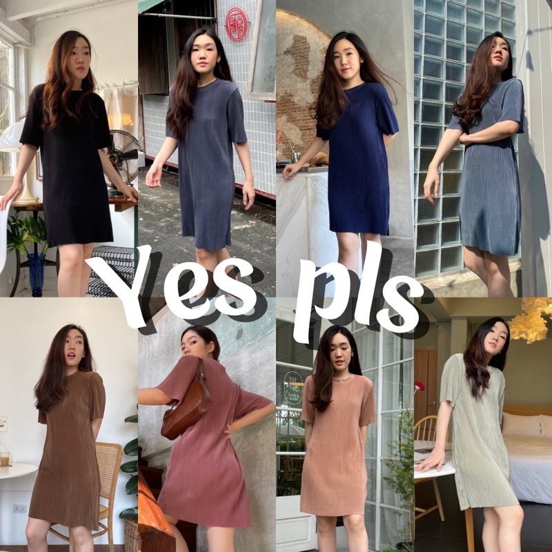 ส่งต่อ YES PLS DRESS ชุดเดรสพลีท 93favorsofficial