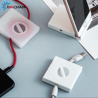 อุปกรณ์จัดระเบียบสายชาร์จ USB อเนกประสงค์ แบบพกพา ปรับได้ คุณภาพสูง