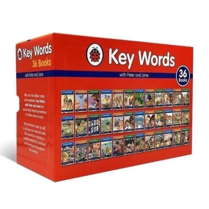 หนังสือชุด Key Words  with Peter and Jane 36 เล่ม หนังสือหัดอ่านภาษาอังกฤษ พื้นฐานภาษาอังกฤษ สำหรับเ