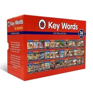 หนังสือชุด Key Words  with Peter and Jane 36 เล่ม หนังสือหัดอ่านภาษาอังกฤษ พื้นฐานภาษาอังกฤษ สำหรับเด็ก พร้อมส่ง