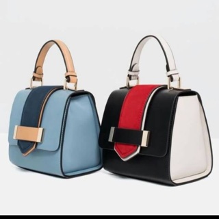 กระเป๋า ZARA CONTRAST MINI CITY BAG (Outlet)